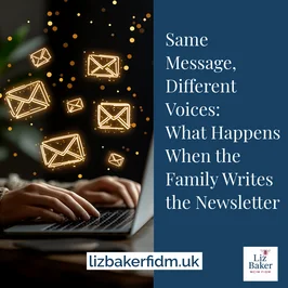 Same Message, Different Voices: What Happens When the Family Writes the Newsletter